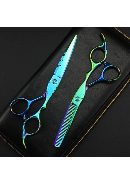 Inceltme Profesyonel Japonya 440C 6 '' Yeşil Saç Makas Kesme Berber Makas Saç Kesimi Inceltme Makası Kesim Makas Kuaförlük Makas (Yurt Dışından) fiyatları