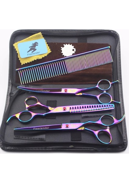 1 7.0 Inç Profesyonel Premium Keskin Kenar Köpek Pet Bakım Makas Makas Pet Makas Seti Technicolor (Yurt Dışından) fırsatları