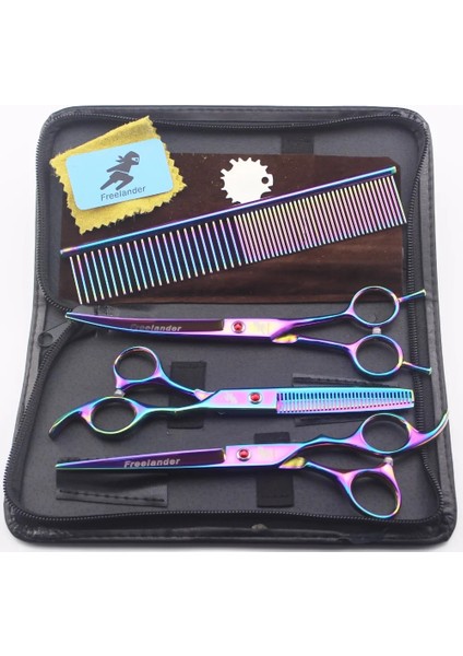 1 7.0 Inç Profesyonel Premium Keskin Kenar Köpek Pet Bakım Makas Makas Pet Makas Seti Technicolor (Yurt Dışından) indirimleri