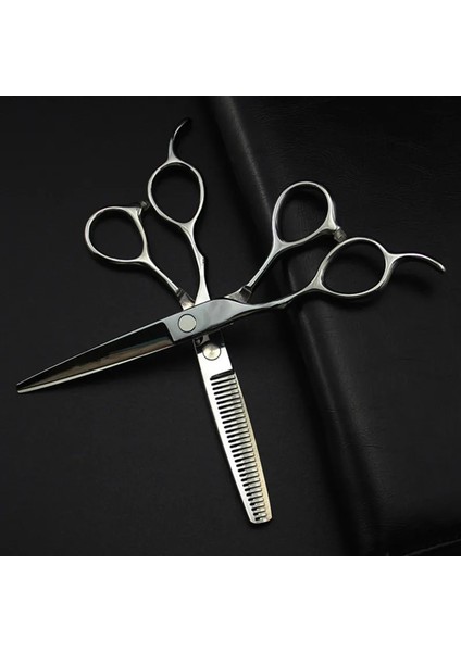 5.5 Inç Set Profesyonel Japonya 440C Gümüş Solak Kesim Saç Makas Kesme Berber Makas Saç Kesimi Inceltme Makası Kuaförlük Makas (Yurt Dışından) fiyatları