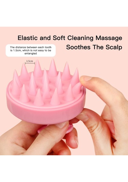 Sarı Saç Derisi Masaj Fırçası Temiz Saç Derisi Silikon Şampuan Saç Derisi Hava Yastığı Yumuşak Tarak Saç Yıkama Kafası Spa Masaj Banyo Aracı (Yurt Dışından) modelleri