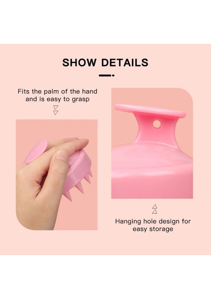 Sarı Saç Derisi Masaj Fırçası Temiz Saç Derisi Silikon Şampuan Saç Derisi Hava Yastığı Yumuşak Tarak Saç Yıkama Kafası Spa Masaj Banyo Aracı (Yurt Dışından) fırsatları