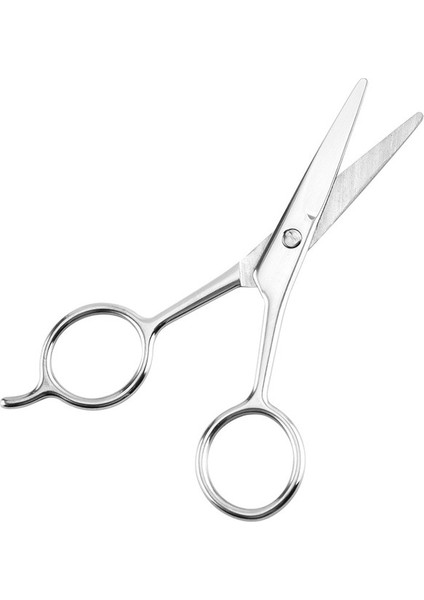 Gümüş Büyük Halka Makas Burun Saç Sakal Sakal Kaş Paslanmaz Çelik Güzellik Makas Gümüş Renk Baba Için Hediye (Yurt Dışından)