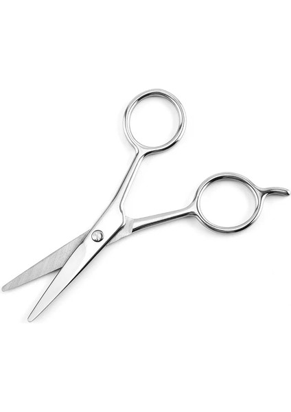 Gümüş Büyük Halka Makas Burun Saç Sakal Sakal Kaş Paslanmaz Çelik Güzellik Makas Gümüş Renk Baba Için Hediye (Yurt Dışından) indirimleri