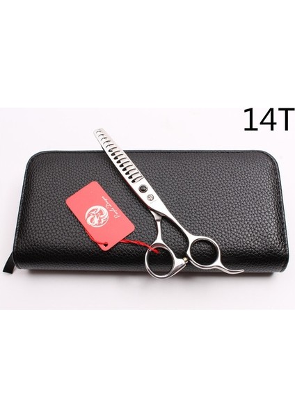 Z2004 Yin 14T 6y 6 ''440C Mor Ejderha Profesyonel Insan Saç Makas Kuaförlük Inceltme Makası 8/12/14/18 Diş Inceltme Oranı 35%-50% Z2004 (Yurt Dışından) fiyatları