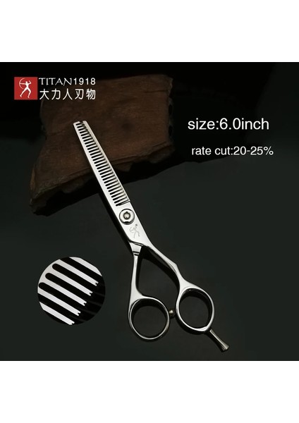D9630W Titan 6.0 Inç Profesyonel Kuaförlük Makas Salon Berber Makası Saç Kesme Inceltme Makası Makas (Yurt Dışından) indirimleri