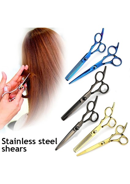 4 Profesyonel Kuaförlük Makas 6 Inç Saç Kesme Makinesi Paslanmaz Çelik Saç Inceltme Berber Makası Aksesuarları (Yurt Dışından) fiyatları