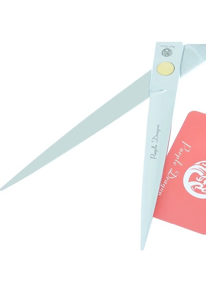 A0180B-02-70 7.0 "kuaför Makası Keskin Saç Makas Seti Japonya 440C Kuaförlük Kesme Makası 6.5" Inceltme Kırpma Tijeras A0129B (Yurt Dışından)