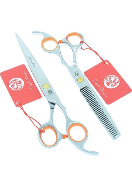 A0180B-02-70 7.0 "kuaför Makası Keskin Saç Makas Seti Japonya 440C Kuaförlük Kesme Makası 6.5" Inceltme Kırpma Tijeras A0129B (Yurt Dışından) indirimleri