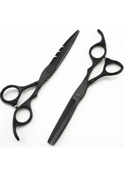 Inceltme Makas Profesyonel 6 '' 5.5 '' Japonya 440C Çelik Saç Makas Inceltme Berber Makası Saç Kesme Makası Makas Kuaförlük Makas (Yurt Dışından)
