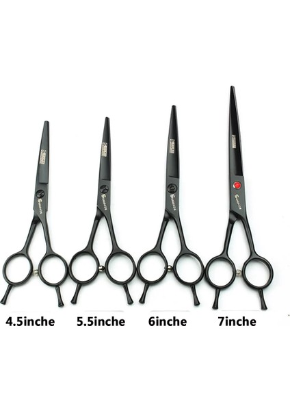 7.5 Inç Ince Siyah 4.5/5.5/6/6.5/7 Inç Kuaförlük Salonu Paslanmaz Çelik Saç Makas Kuaför Profesyonel Kuaförlük Makas Araçları (Yurt Dışından) indirimleri