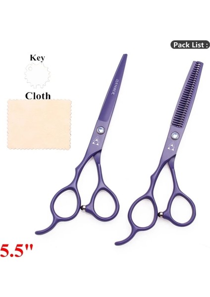 8000 Zi Dui 5.5 5.5 6.0 Saç Makas Sol El Profesyonel Kuaförlük Makas Berber Makas Seti Inceltme Saç Kesim Makası Kuaför 8001 # (Yurt Dışından)