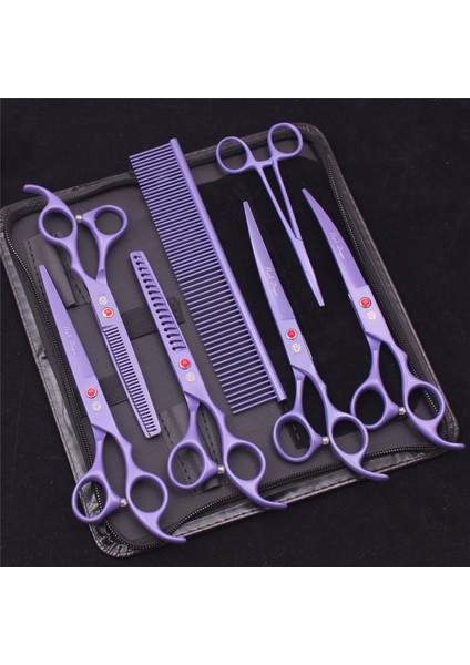 Z3103 Hei PYSX4P 7.0 Pet Bakım Makas Seti Japon Çelik Düz Kavisli Köpek Kedi Kesme Inceltme Makası Saç Tarak Hemostatik Forseps Z3103 (Yurt Dışından) fiyatları