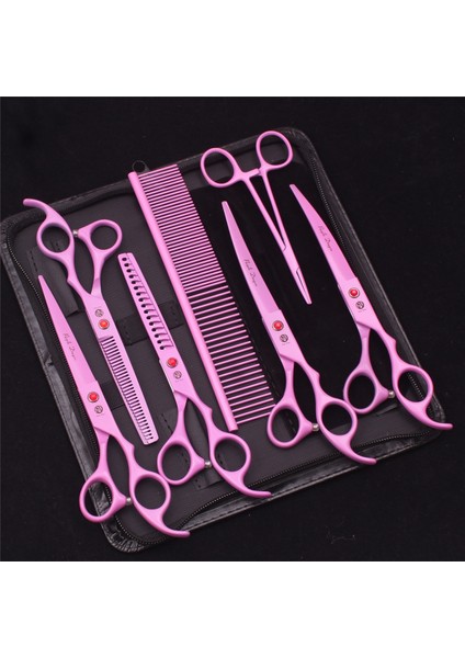 Z3103 Hei PYSX4P 7.0 Pet Bakım Makas Seti Japon Çelik Düz Kavisli Köpek Kedi Kesme Inceltme Makası Saç Tarak Hemostatik Forseps Z3103 (Yurt Dışından) modelleri