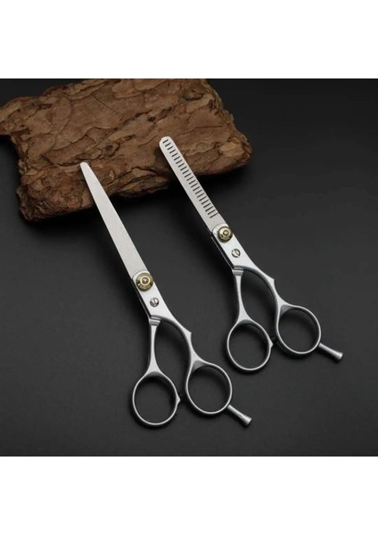 Siyah Ince Altın 6 Inç Paslanmaz Çelik Saç Makas Berber Aletleri Saç Kesme Makas Profesyonel Kuaförlük Keskin Inceltme Makası (Yurt Dışından) modelleri