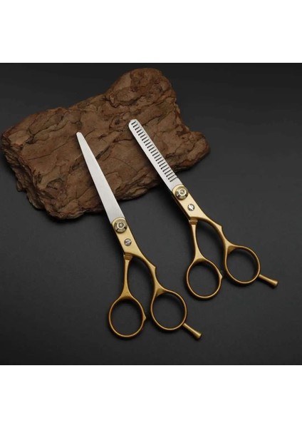 Siyah Ince Altın 6 Inç Paslanmaz Çelik Saç Makas Berber Aletleri Saç Kesme Makas Profesyonel Kuaförlük Keskin Inceltme Makası (Yurt Dışından) fırsatları
