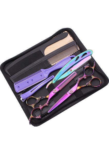 Z9005 Jin C 6n Saç Kesme Makası Profesyonel 5.5 "6" Jp 440C Kuaförlük Makas Berber Inceltme Makası Saç Kesimi Seti Dropshipping Z9005 (Yurt Dışından) indirimleri