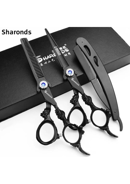 7.5 Inç Kesim Profesyonel Kuaförlük Makas Sharonds 5.5/6/7/7.5/8 Inç Berber Makası Japonya 440C Makas Kuaförlük Araçları Tıraş Makinesi (Yurt Dışından)