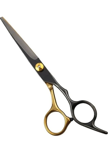 Siyah Altın Kesme Kuaförlük Makas 6 Inç Saç Makas Profesyonel Kuaförlük Makas Kesme Inceltme Makas Berber Makası Aksesuarları (Yurt Dışından)