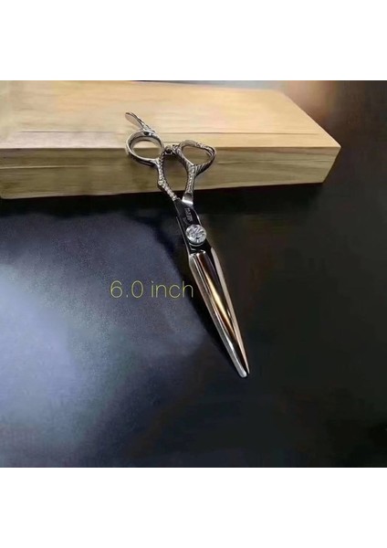 6.0 Inç Fnlune 6 Profesyonel Kuaför Makas Seti Kesme Berber Saç Kesimi Inceltme Makas Kuaförlük Saç Araçları Makas (Yurt Dışından)