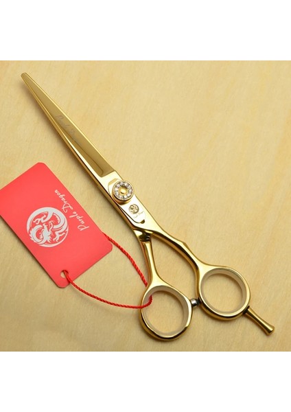 Z1020-JIN-T-55YY Profesyonel Kuaförlük Makas Mor Ejderha Japonya 440C Altın Saç Kesme Makası Berber Inceltme Makası Dropshipping Z1020 (Yurt Dışından) modelleri