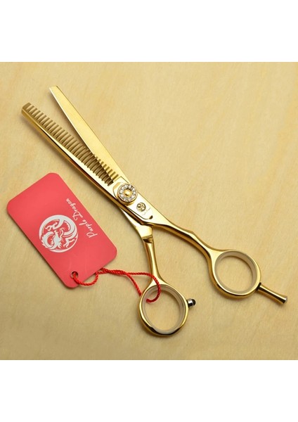 Z1020-JIN-T-55YY Profesyonel Kuaförlük Makas Mor Ejderha Japonya 440C Altın Saç Kesme Makası Berber Inceltme Makası Dropshipping Z1020 (Yurt Dışından) indirimleri