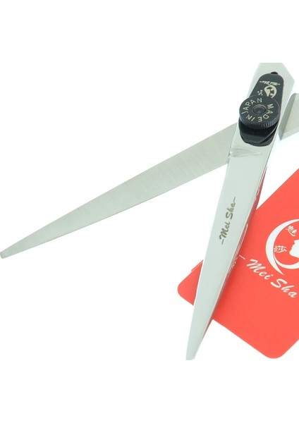 A0083A-02-55 Meisha 5.5/6 Inç Japonya Çelik Kuaförlük Makas Seti 440C Profesyonel Kesme Makası Inceltme Makas Salon Saç Kesimi A0082A (Yurt Dışından)