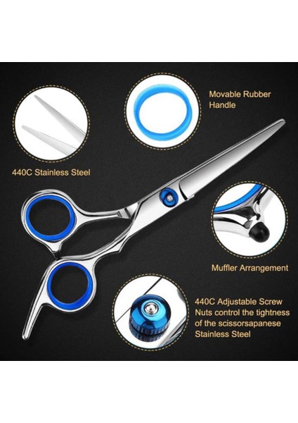 1 Kuaförlük Makas 6 Inç Saç Makas Profesyonel Berber Makası Kesme Inceltme Şekillendirici Aracı Kuaförlük Makas (Yurt Dışından) fiyatları