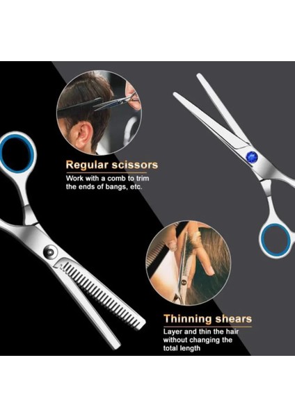 1 Kuaförlük Makas 6 Inç Saç Makas Profesyonel Berber Makası Kesme Inceltme Şekillendirici Aracı Kuaförlük Makas (Yurt Dışından) modelleri