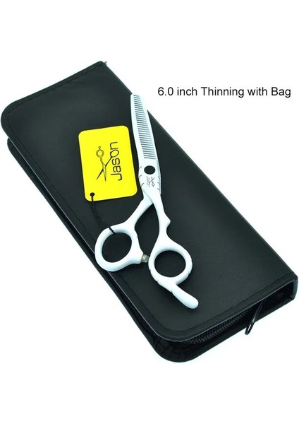 A0066D-06-60 Jason 5.5/6 Inç Profesyonel Saç Makası Salon Saç Kesimi Kesme Makas Japonya Çelik Berber Kuaförlük Inceltme Makas A0066D (Yurt Dışından) fiyatları