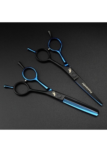 Diş Makas Mavi 1 Adet Japonya Orijinal 5.5 Profesyonel Kuaförlük Makas Inceltme Berber Makas Seti Saç Kesme Makas Salon Saç Makası (Yurt Dışından)