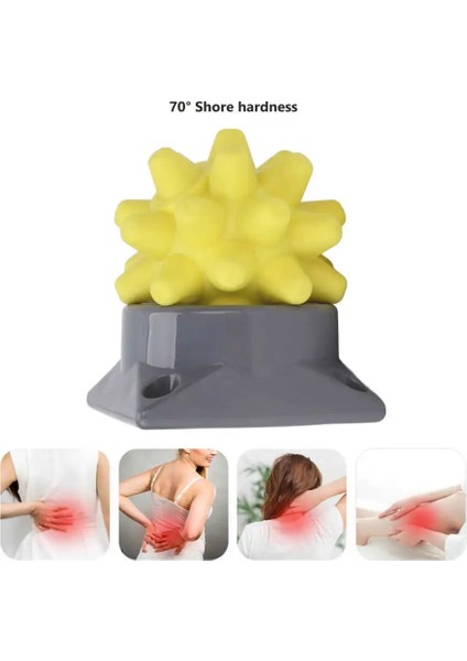 Yeşil Fasya Masaj Topu 70° Kıyı Sertliği Dikenli Masaj Sert Top Çok Fonksiyonlu Çıkarılabilir Yorgunluk Eğitimi Için Rahatlama (Yurt Dışından) modelleri