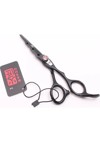 Hj-6s B Hediye Kutusu 6 Inç Profesyonel Kuaförlük Makas Saç Makas Düz Inceltme Saç Kesme Aleti (Yurt Dışından)