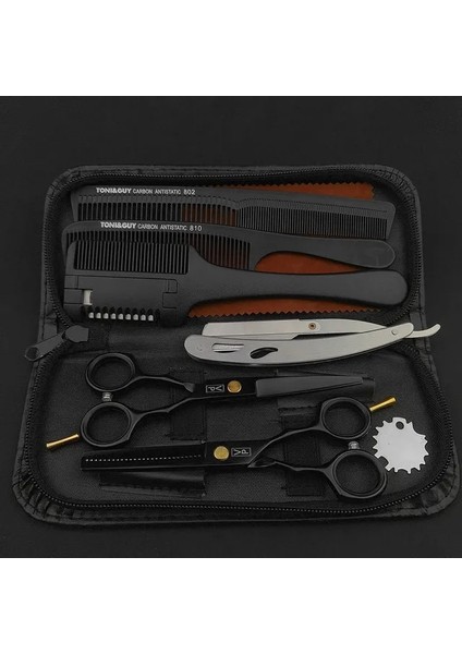 Set Saç Makas 5.5 ''saç Makas Profesyonel Berber Makası Kuaförlük Makas Saç Aksesuarları Kuaför Makas Seti (Yurt Dışından)