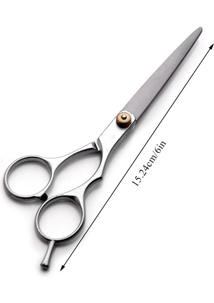 Silver-5.5inch 5.5/6 Inç Saç Inceltme ve Kesme Makası Için Makas Profesyonel Kuaförlük Makas Saç Kesimi Trim Kıllar Kesme Berber (Yurt Dışından) indirimleri