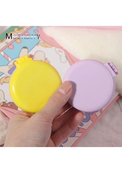 Lbu Masaj Tarağı Hava Yastığı Ayna Tarak Masaj Sevimli Kız Macaron Düz Renk Hepsi Bir Arada Mini Taşınabilir Tarak Küçük ve Hafif (Yurt Dışından)