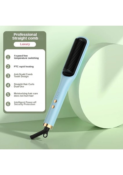 Blue Uk Plug Çok Fonksiyonlu Sıcak Hava Fırçası Saç Kurutma Makinesi Iyon Üfleme Düzleştirici Bigudi Tarak Bir Adım Profesyonel Salon Saç Şekillendirici ve Dolgunlaştırıcı (Yurt Dışından) fiyatları