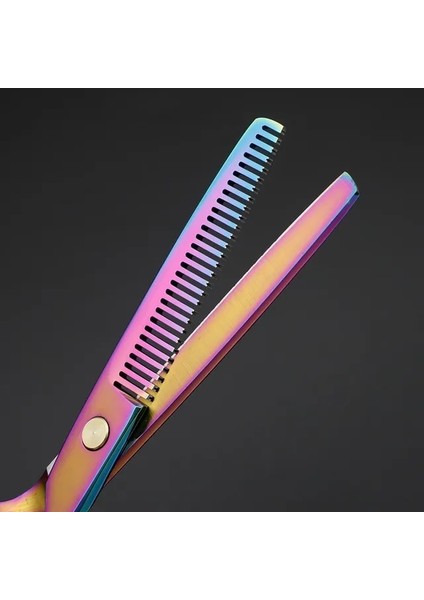 Diş Makas 1 Adet Quot Titanyum Kuaförlük Makas Altın Saç Makas Inceltme Saç Kesimi Saç Kesme Makası (Yurt Dışından)