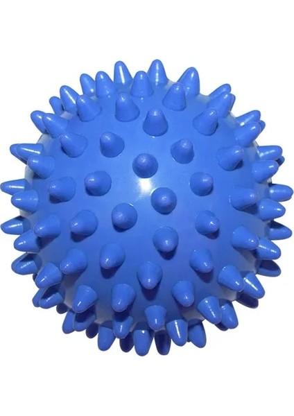 9 cm Mavi 7.5 cm Pvc Dikenli Masaj Topu Stres Giderici Rulo Spor Fitness Plantar Fasiit Rahatlatıcı Egzersiz El Ayak Sırt Masajı (Yurt Dışından)