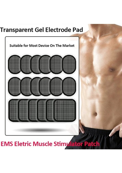 3 Torba (9 Adet) Karın Fitness Kemeri Eğitmen Için Yedek Jel Yama Ems Elektrikli Kas Stimülatörü Masaj Karın Akupunktur Levha Pedleri (Yurt Dışından)