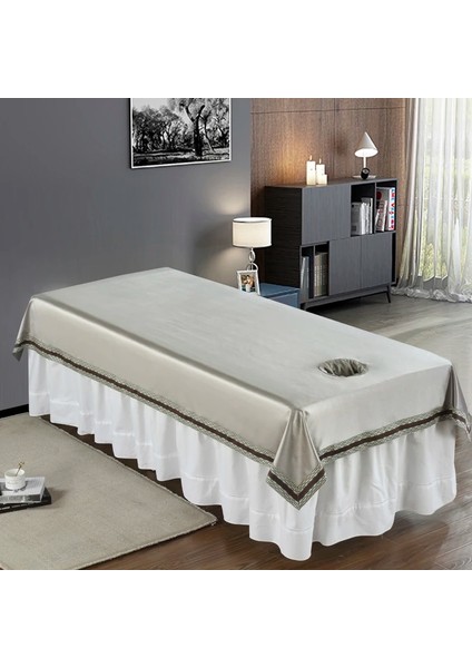 Mor 120CM230CM Delik Yatak Elektronik Tablosu Masaj Masası Güzellik Yatağı Yaz Nefes Kalınlaşmak Buz Ipek Levha Spa Salonu Adanmış (Yurt Dışından)