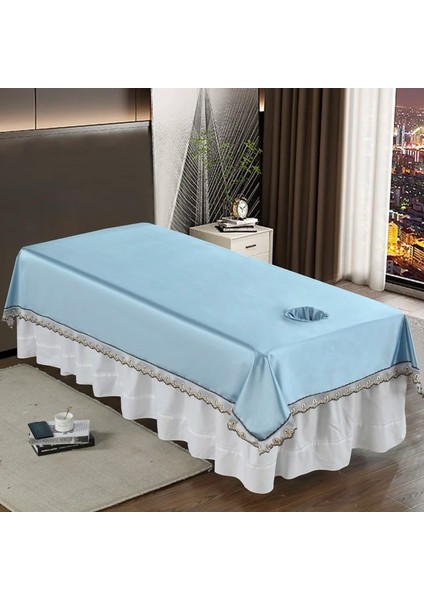 Mor 120CM230CM Delik Yatak Elektronik Tablosu Masaj Masası Güzellik Yatağı Yaz Nefes Kalınlaşmak Buz Ipek Levha Spa Salonu Adanmış (Yurt Dışından)
