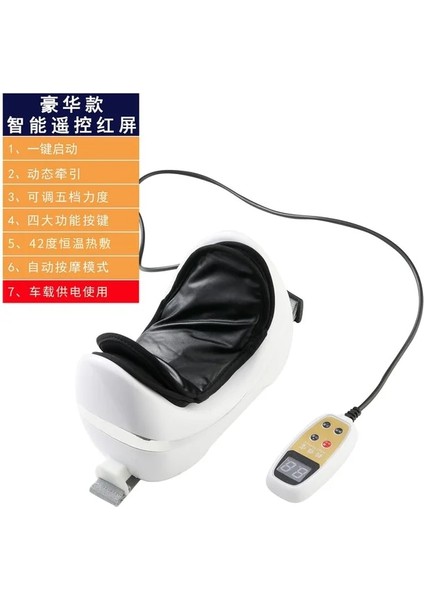 Araca Monteli Elektrikli Kafa Masajı Boyun Servikal Masaj Çekiş Sağlık Rahatlama Vücut Masajı Araba Sırt Yastığı Isıtma Titreşimli Masaj (Yurt Dışından)