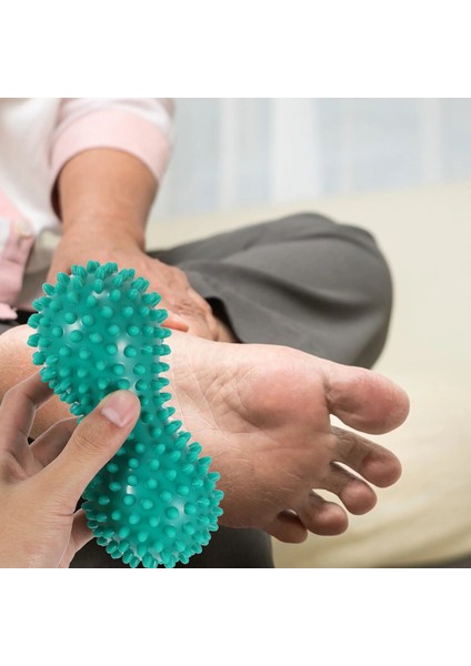 Yeşil 2 Adet Masaj Fıstık Topları Ayak Ayak Rulo Masajı Plastik Pvc Şekilli Fitness Cihazı (Yurt Dışından) indirimleri