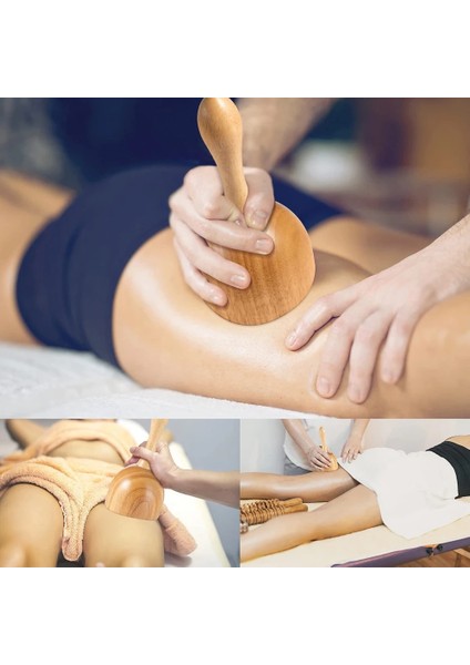 Tip A Ahşap Terapi Masajı Anti-Selülit Gua Sha Aracı Derin Doku Relax Masaj Vücut Yüz Kaldırma Maderoterapia Rulo Spor Salonu Ev (Yurt Dışından)