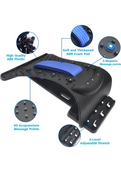 Yeşil Manyetik Sırt Masajı Sedye Aparatı Boyun Traksiyon Cihazı Servikal Düzeltme Spor Boyun Lomber Omurga Güverte Streç (Yurt Dışından) fırsatları