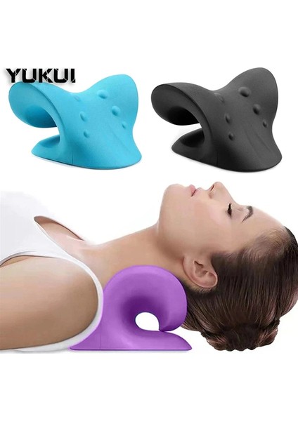 Pembe Boyun ve Omuz Massageador Sedye Rahatlatıcı Vücut Ağrısı Rahatlatmak Boyun Masaj Traksiyon Cihazı (Yurt Dışından) modelleri