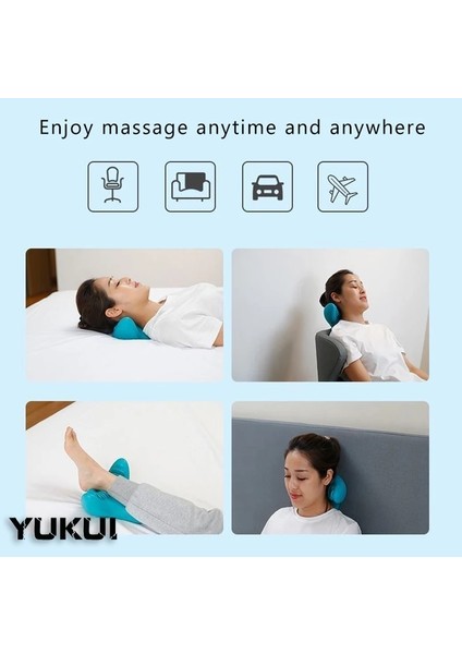 Pembe Boyun ve Omuz Massageador Sedye Rahatlatıcı Vücut Ağrısı Rahatlatmak Boyun Masaj Traksiyon Cihazı (Yurt Dışından) indirimleri