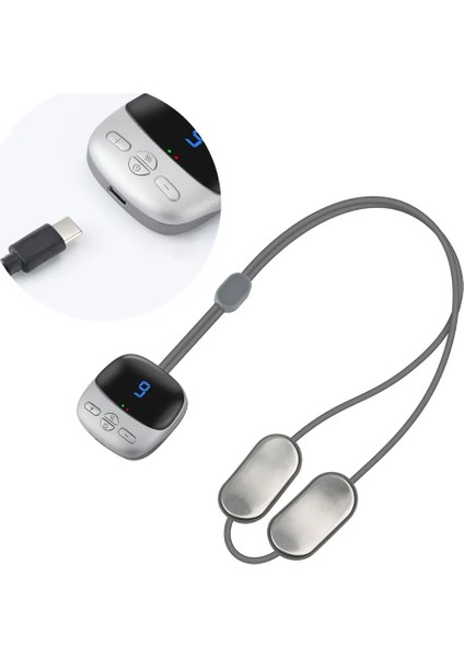 Kırmızı Akıllı Boyun Masajı Asılı Servikal Omurga Masajı Mini Darbe Omuz Servikal Masaj Sıcak Kompres Isıtma Boyun Darbe Masajı (Yurt Dışından) indirimleri