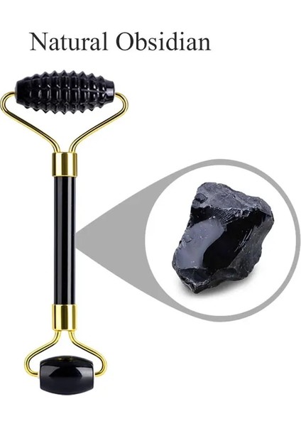 K Tipi Doğal Obsidyen Yüz Masajı Rulosu Gua Sha Kazıyıcı Seti Guaj Taşı Yüz Yeşim Rulo Masajı Guaj Kazıyıcı Yüz Masajı (Yurt Dışından) indirimleri